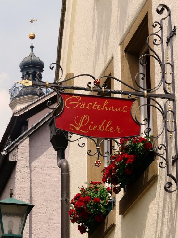 Gaestehaus Liebler Rothenburg ob der Tauber Luaran gambar