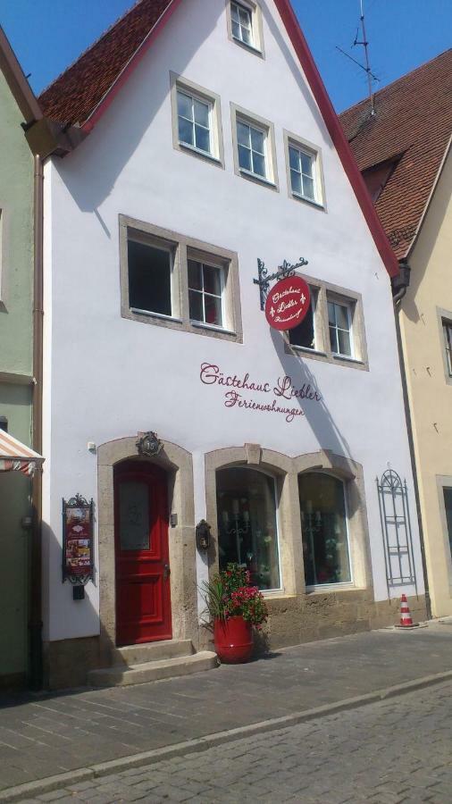 Gaestehaus Liebler Rothenburg ob der Tauber Luaran gambar